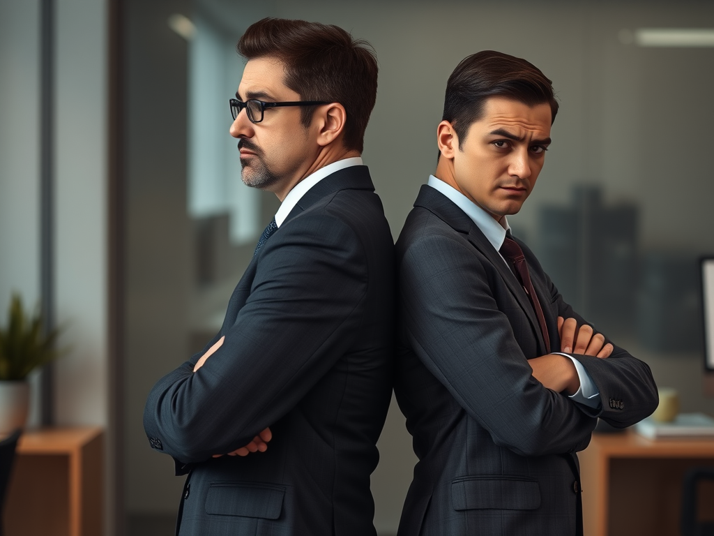 Business partnership turning sour